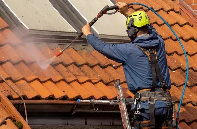 Démoussage et hydrofuge de toiture à Tudelle